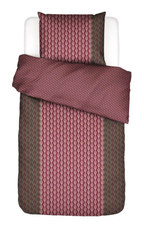 Essenza Cherry red Tesse Duvet Cover 135x200
