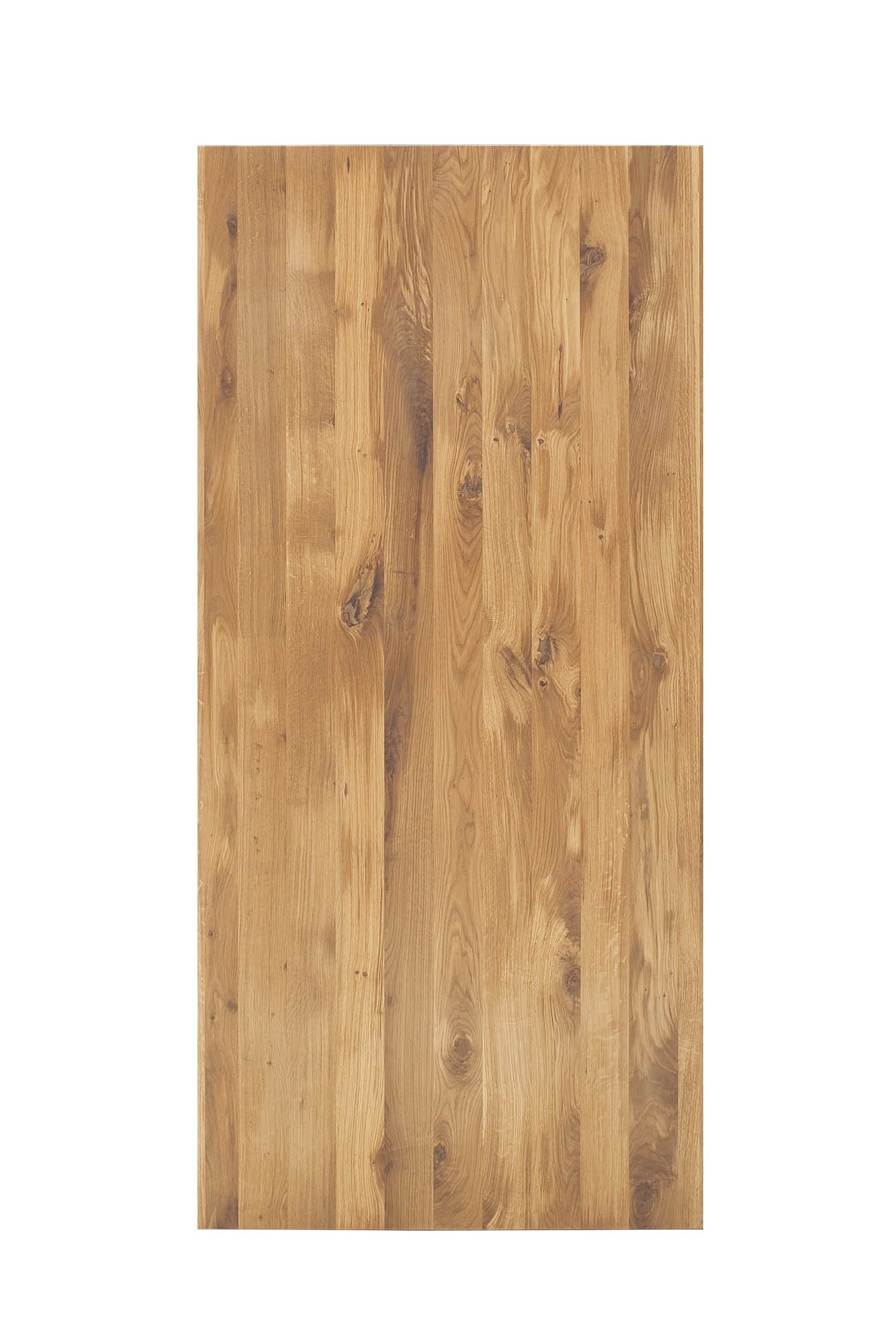 Elfo Möbel Esstisch Eiche geölt Durchg. Lamelle mit gerader Kante , Gestell: A-Fuß Eiche geölt , 240 x 100 cm , Walton S1002324+T3000TAH