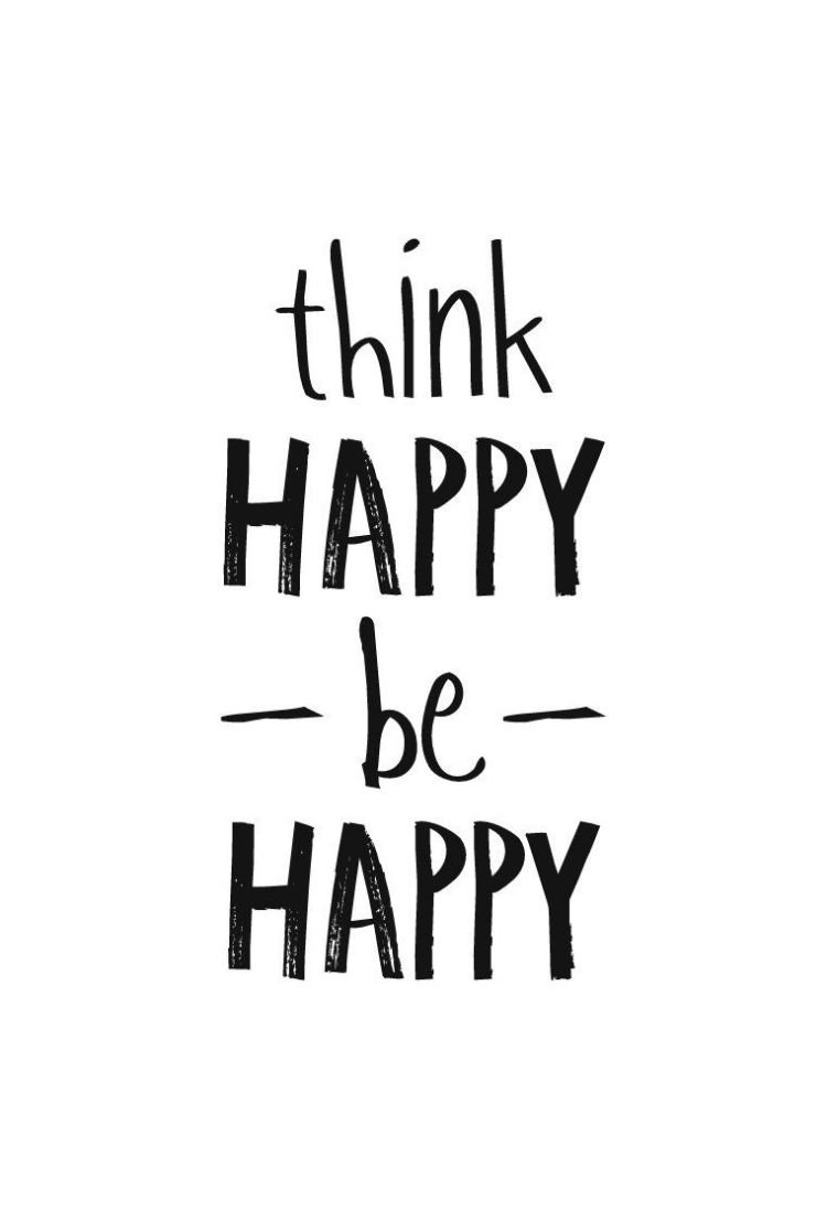 Reinders Wandbild 20x30  'Think Happy' , 84820