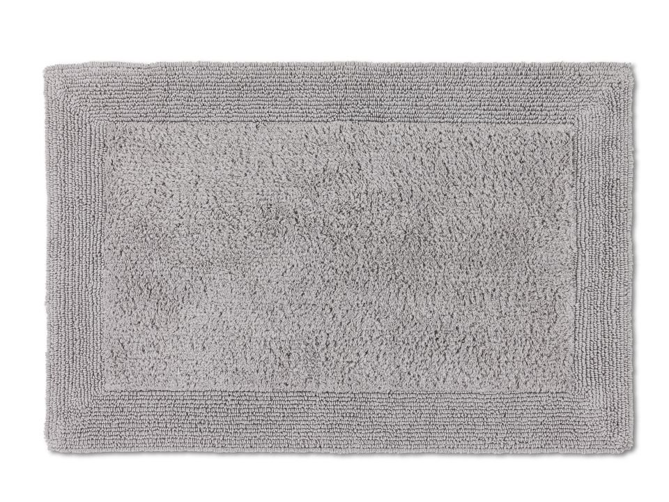 Schöner Wohnen Kollektion Badteppich Bordüre Hellgrau , 67 x 110 cm, 1940070192042/18888