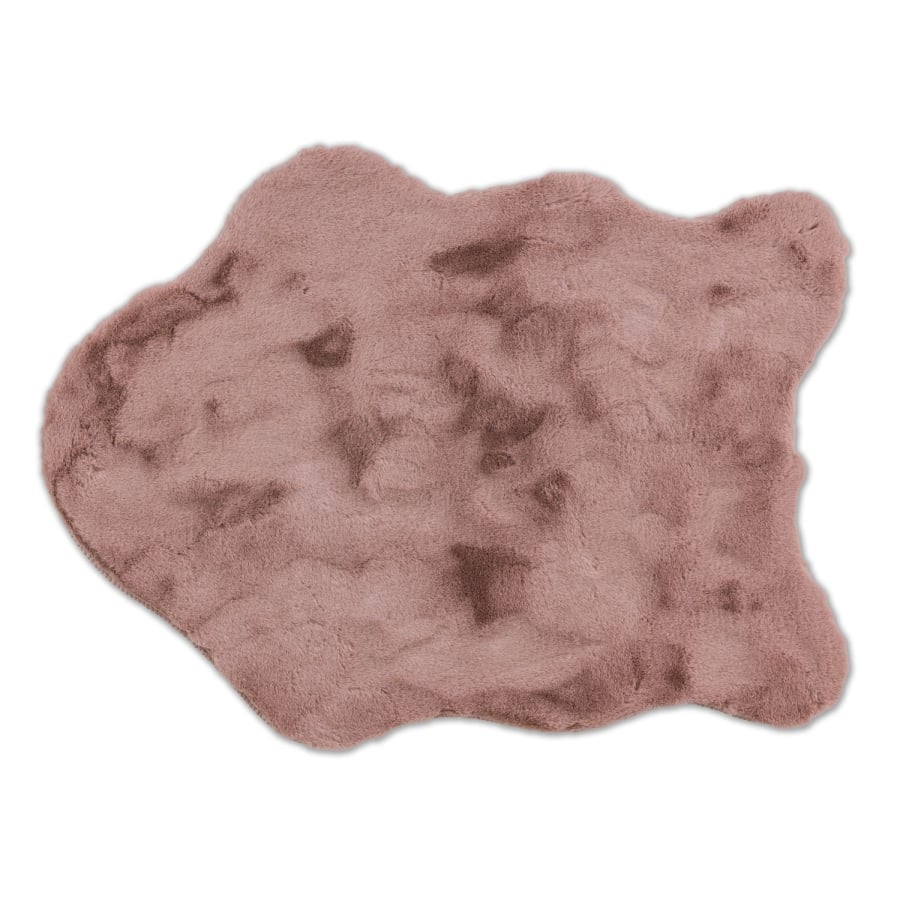 Schöner Wohnen Kollektion Dekofell Shaped Tender Altrosa 60 x 90 cm