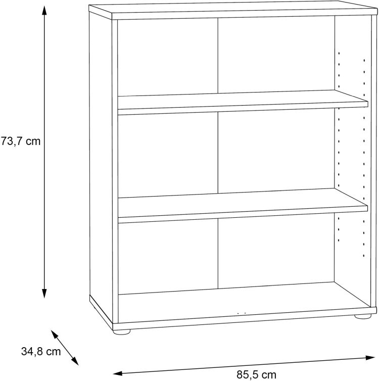Forte Regal Tempra 2 weiß 73,7 x 85,5 cm