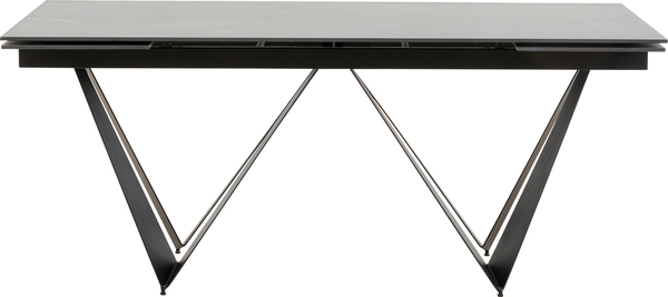 Ausziehtisch schwarz - 180(40+40) x 90 cm - KARE Sandra