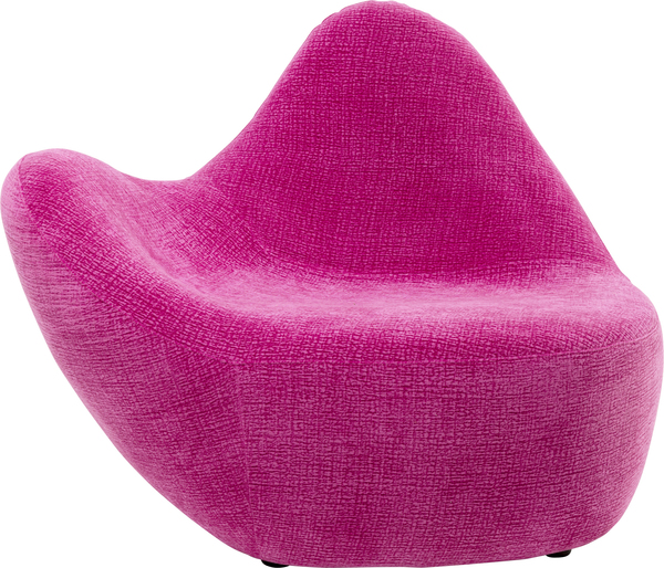 Sessel pink - 116 cm - KARE Glow Wave Medium Pink