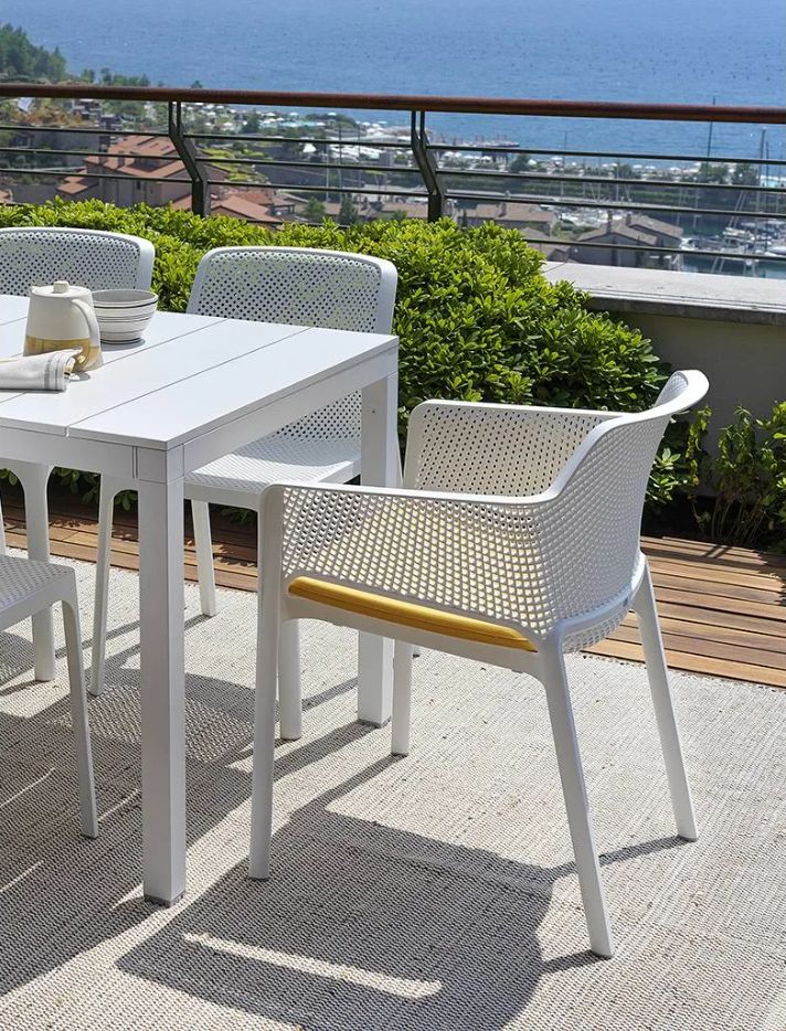 Nardi Stuhl NET weiss 60,5x80 cm