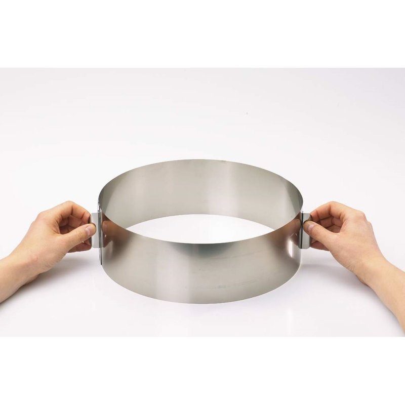 Tortenring XXL H 10 cm - Edelstahl - GEFU TONDO