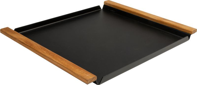 Stern Tablett schwarz matt 40 x 48 cm
