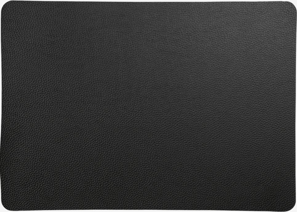 ASA Tischset Lederoptik rough black 33x46cm