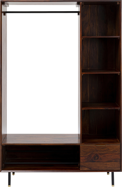 Garderobenschrank braun - 185 x 120 cm - KARE Ravello