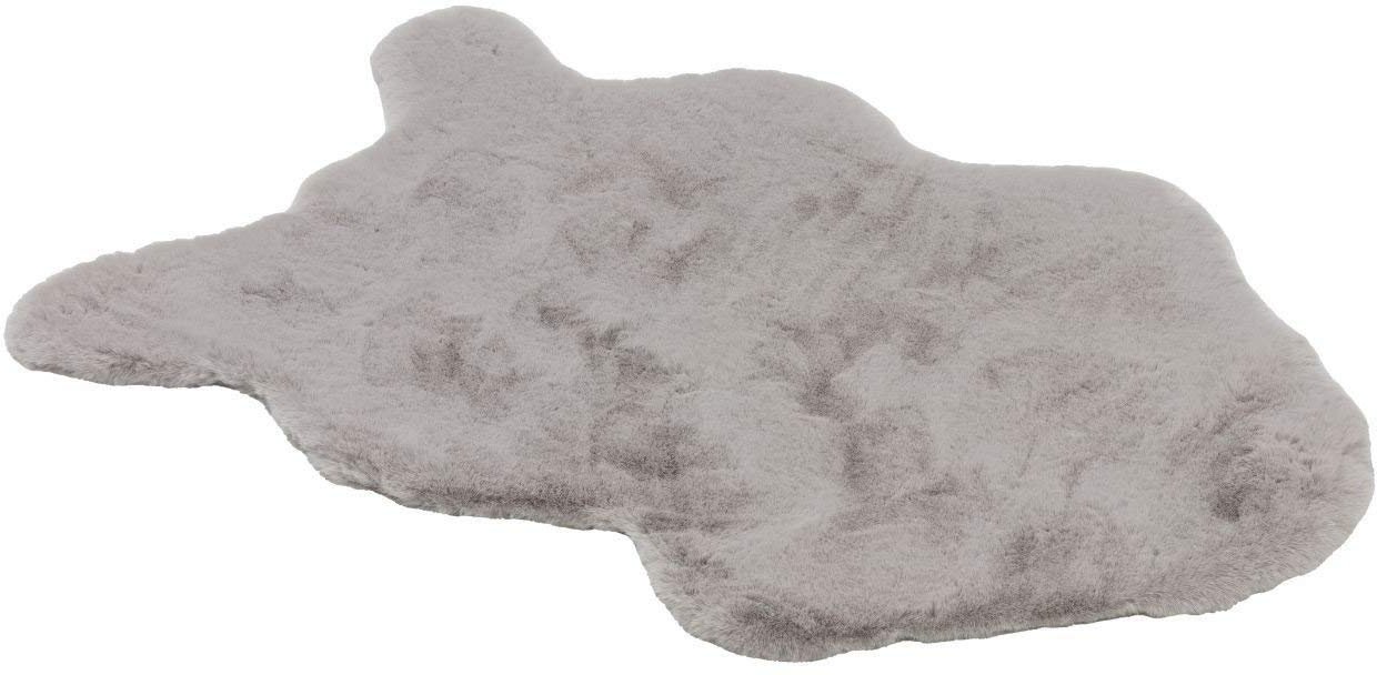 Schöner Wohnen Kollektion Dekofell Shaped Tender Silber 60 x 90 cm