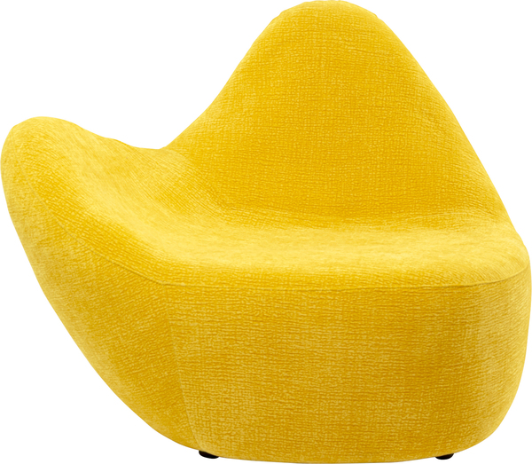 Sessel gelb - 116 cm - KARE Glow Wave Medium Gelb