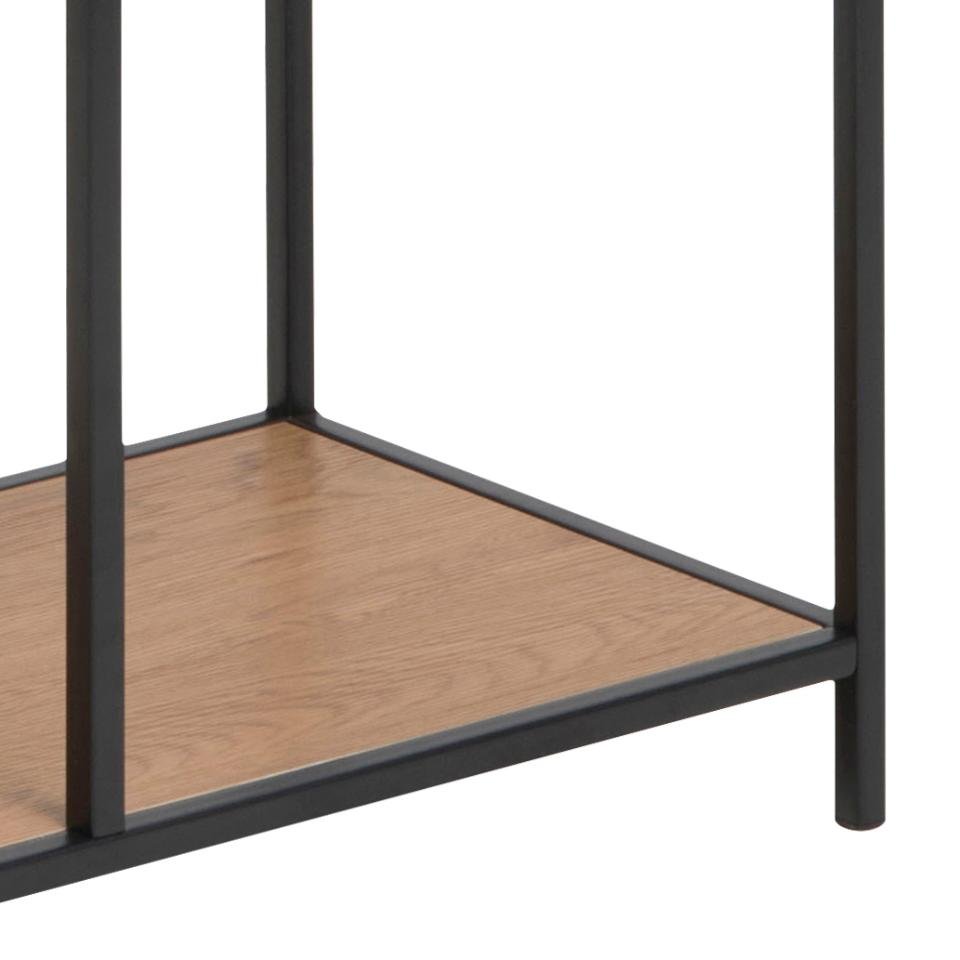 Actona Regal Seaford, asymmetrisch, wildeiche/schwarz matt, 77 x 185 cm, 0000081243
