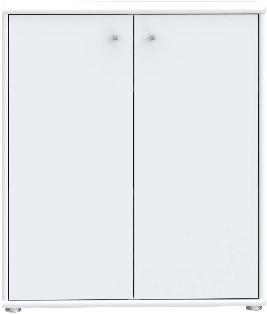 Forte Kommode Tempra 2 weiß 73,7 x 85,5 cm