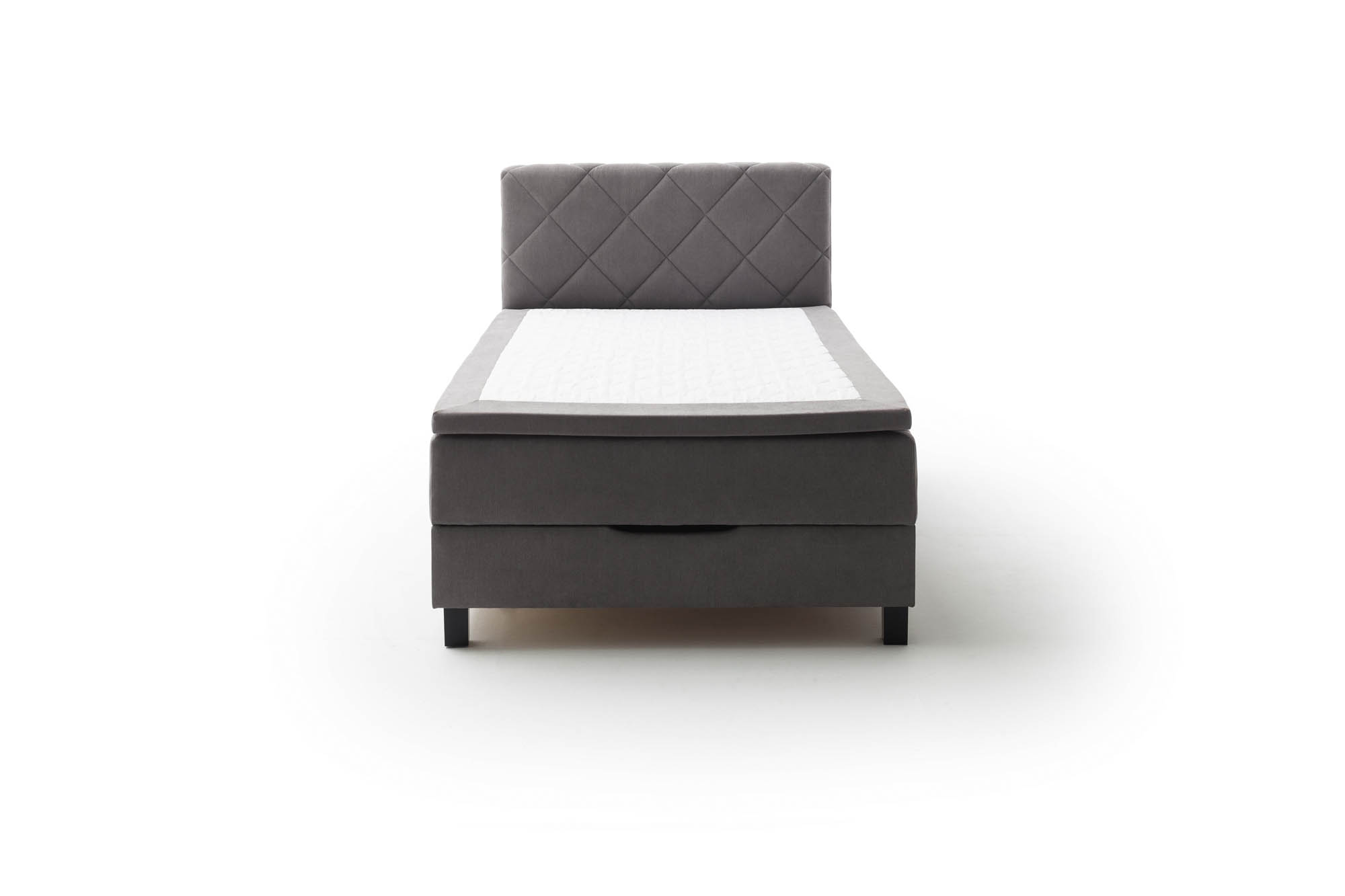 Sun Garden Boxspringbett Aalborg grau 140 x 200 cm