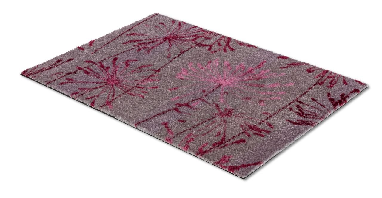 Schöner Wohnen Kollektion Fußmatte Pusteblume grau/rose, 67 x 100 cm, Manhattan 1689068001042