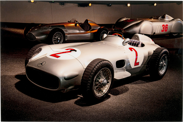 Glasbild mehrfarbig - 120 x 80 cm - KARE Automotive Race