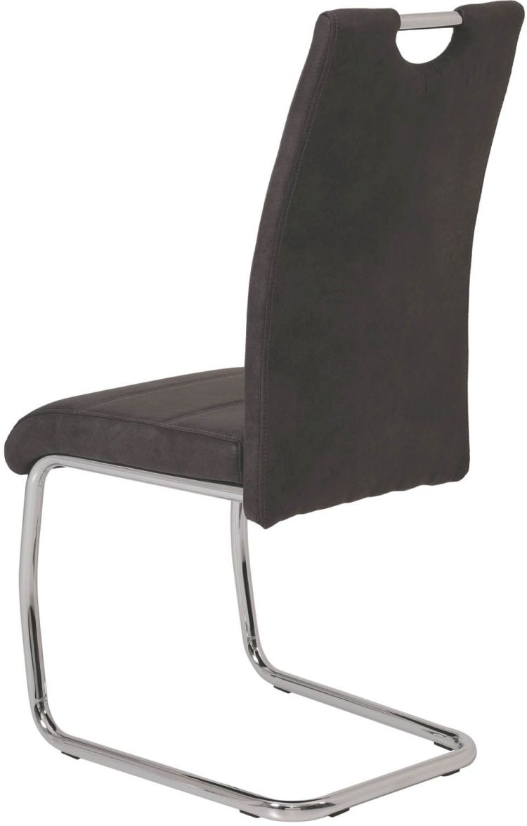 Schwingstuhl mit Griff - Farbe: Vintage anthrazit -  Flora II S