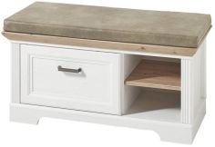 Innostyle Bank mit Sitzkissen Jasmin Pinie hell 93 x 49 cm