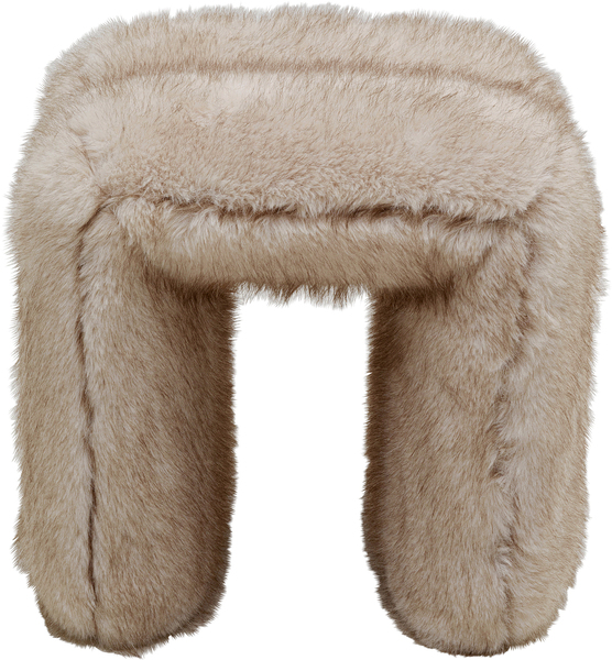 Hocker beige - KARE Lilja Soft