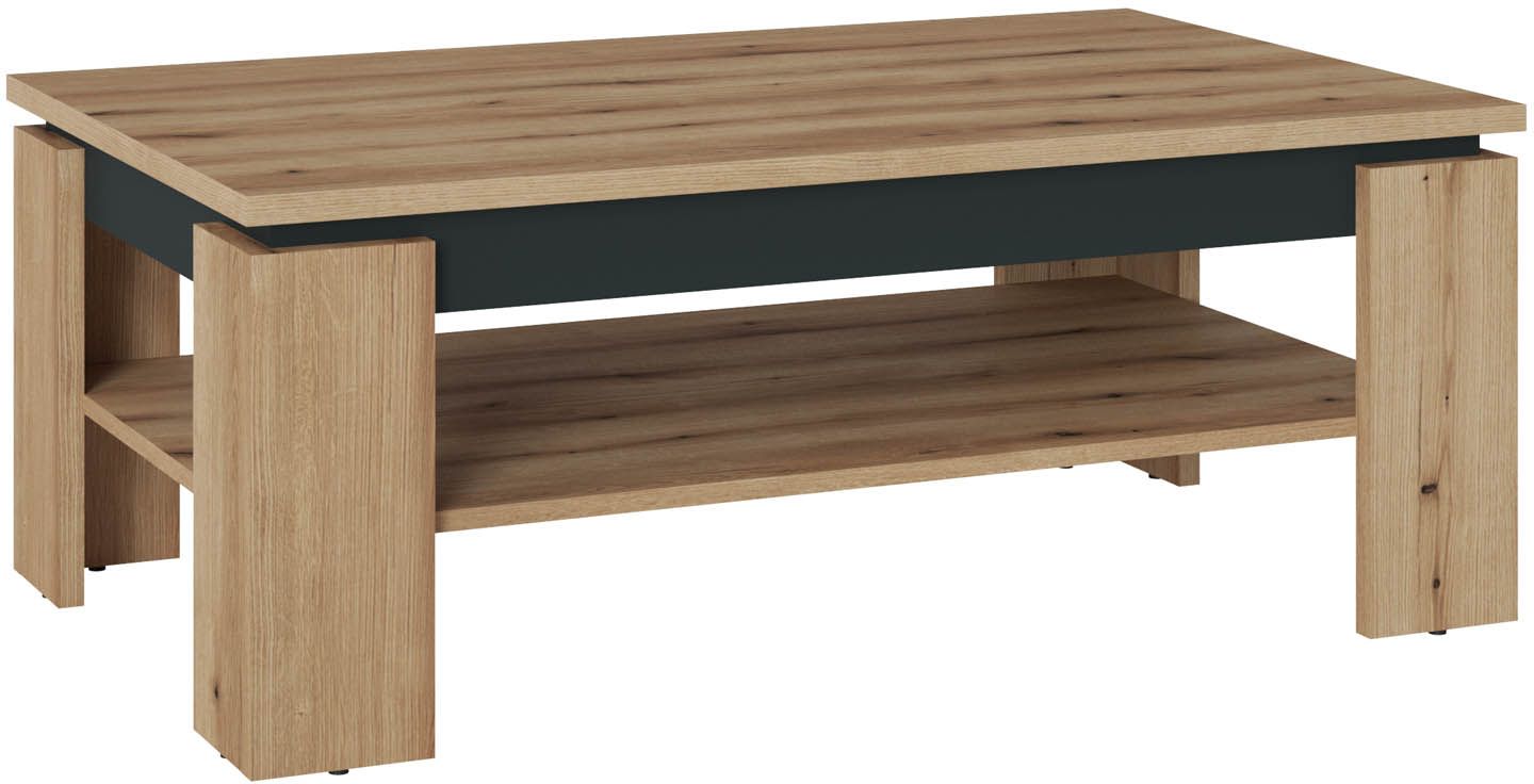 Couchtisch Coast Evoke Eiche Dekor / Kosmos Grau - Corte