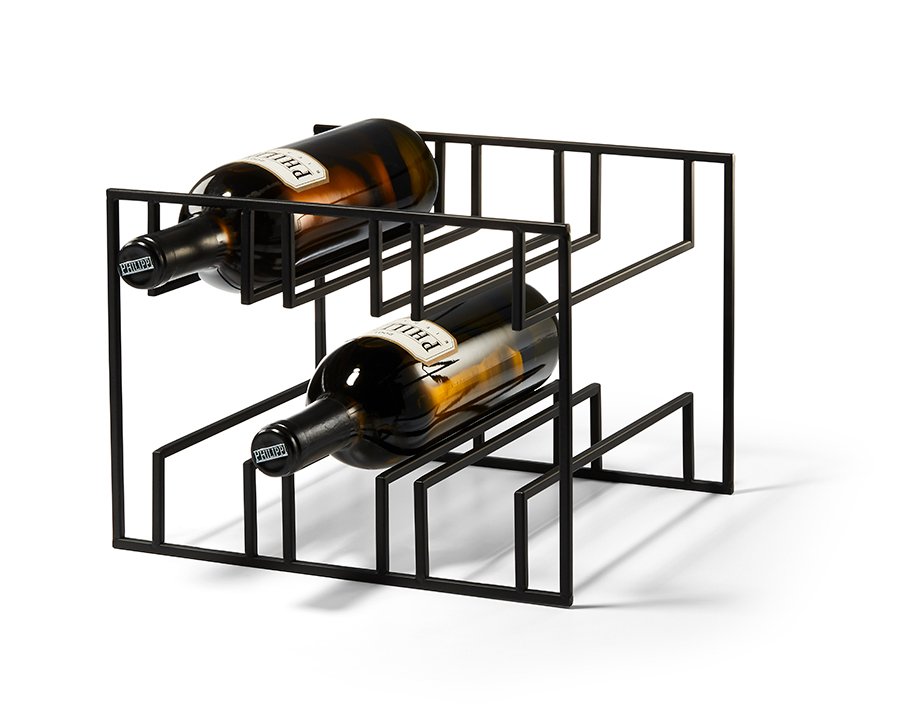 Philippi "Cubo" Weinregal für 6 Flaschen , B x L x H : 25 x 28,5 x 21 cm , 236005
