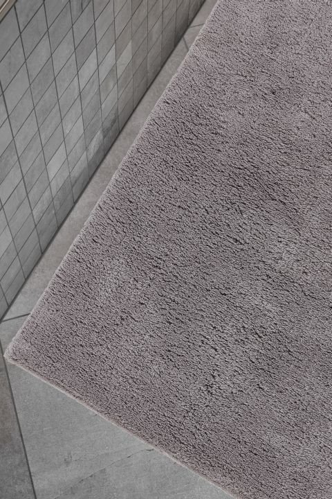Schöner Wohnen Kollektion Badteppich Uni Hellgrau , 40 x 60 cm, 1940015190042/18853