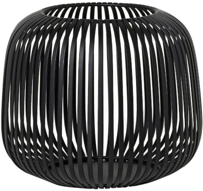 Laterne S Schwarz - Ø20,5cm. Höhe: ca. 17cm - Blomus Lito