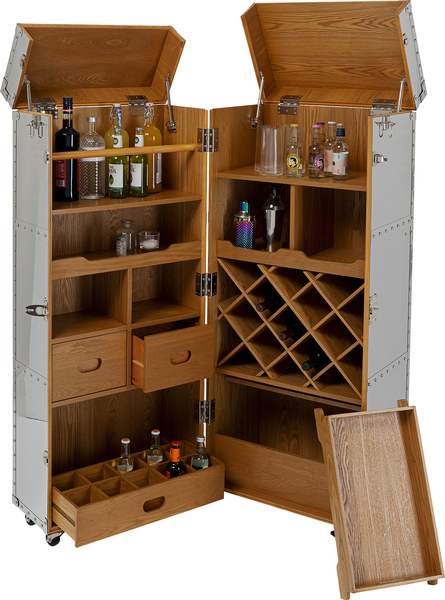Barschrank silber - KARE Vegas