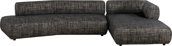 Ecksofa grau - 334 cm - KARE Bow