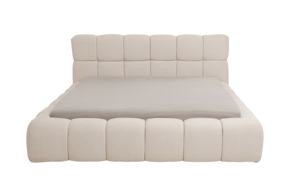 Bett beige - 160 x 200 cm - KARE Salamanca Ecru