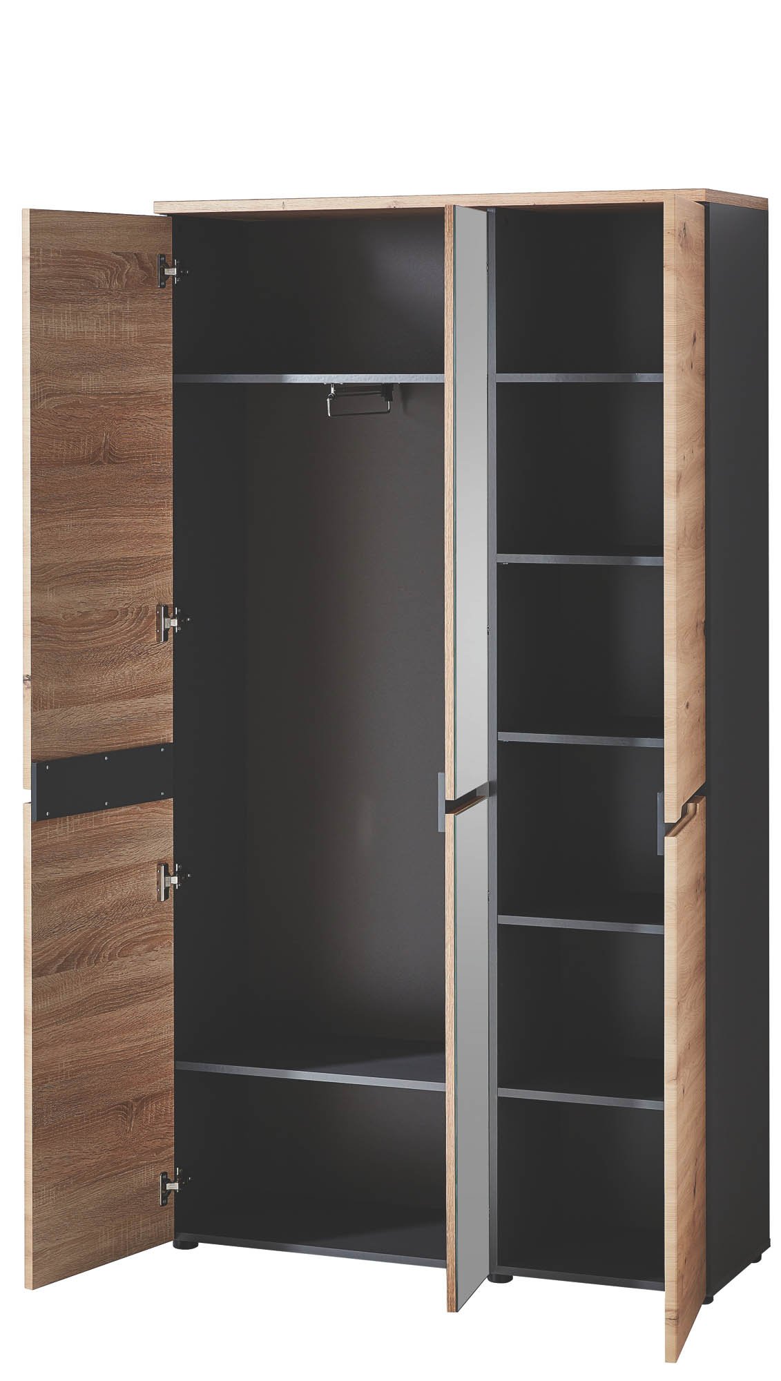 Innostyle Garderobenschrank Memphis Artisan Eiche 105 x 192 cm