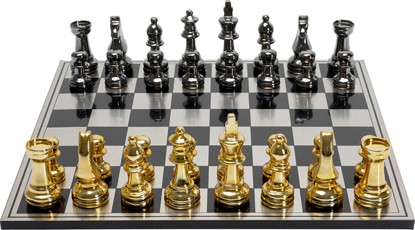 Deko Figur gold - 60 x 60 cm - KARE Chess