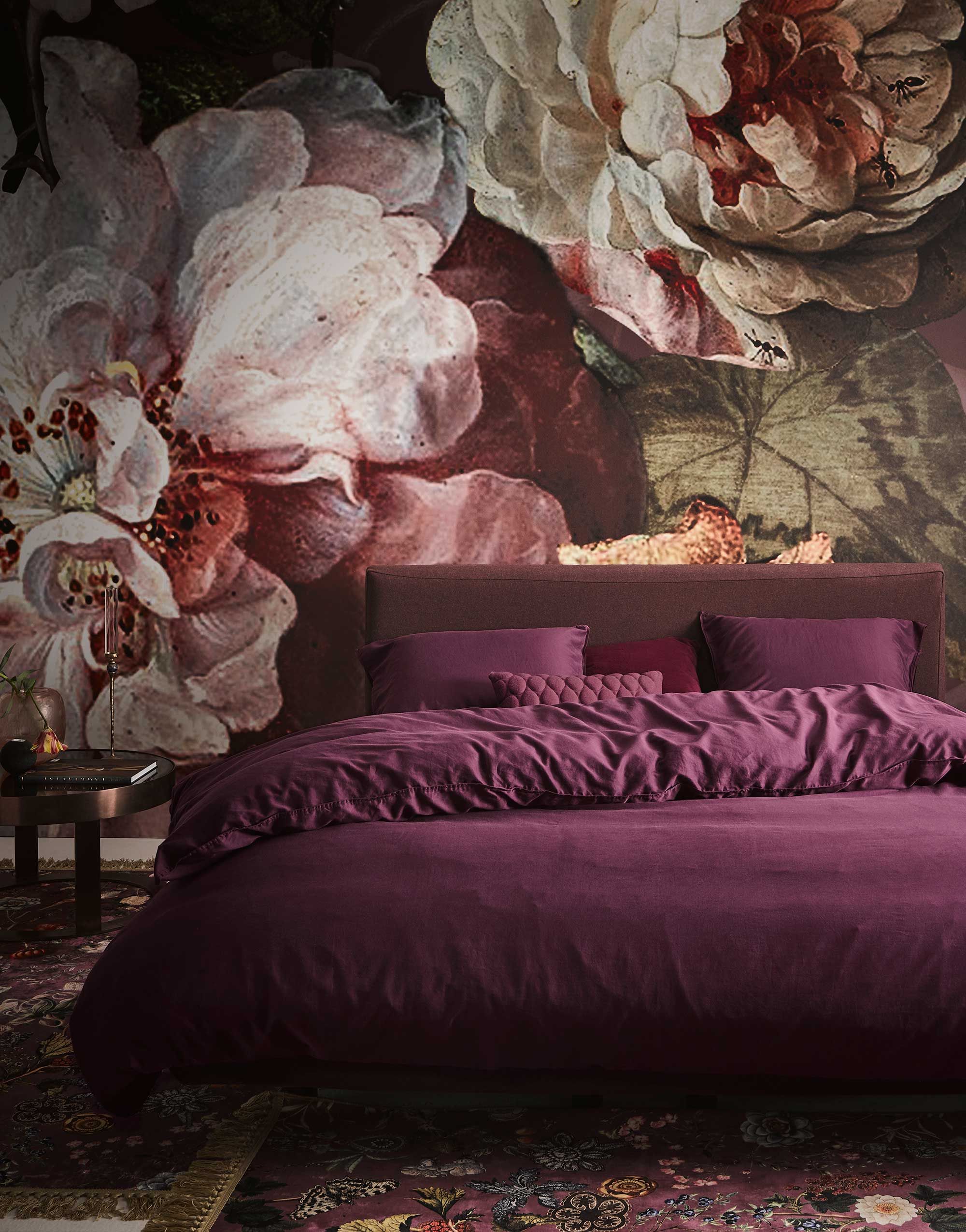 Essenza Burgundy Minte Duvet Cover 135x200
