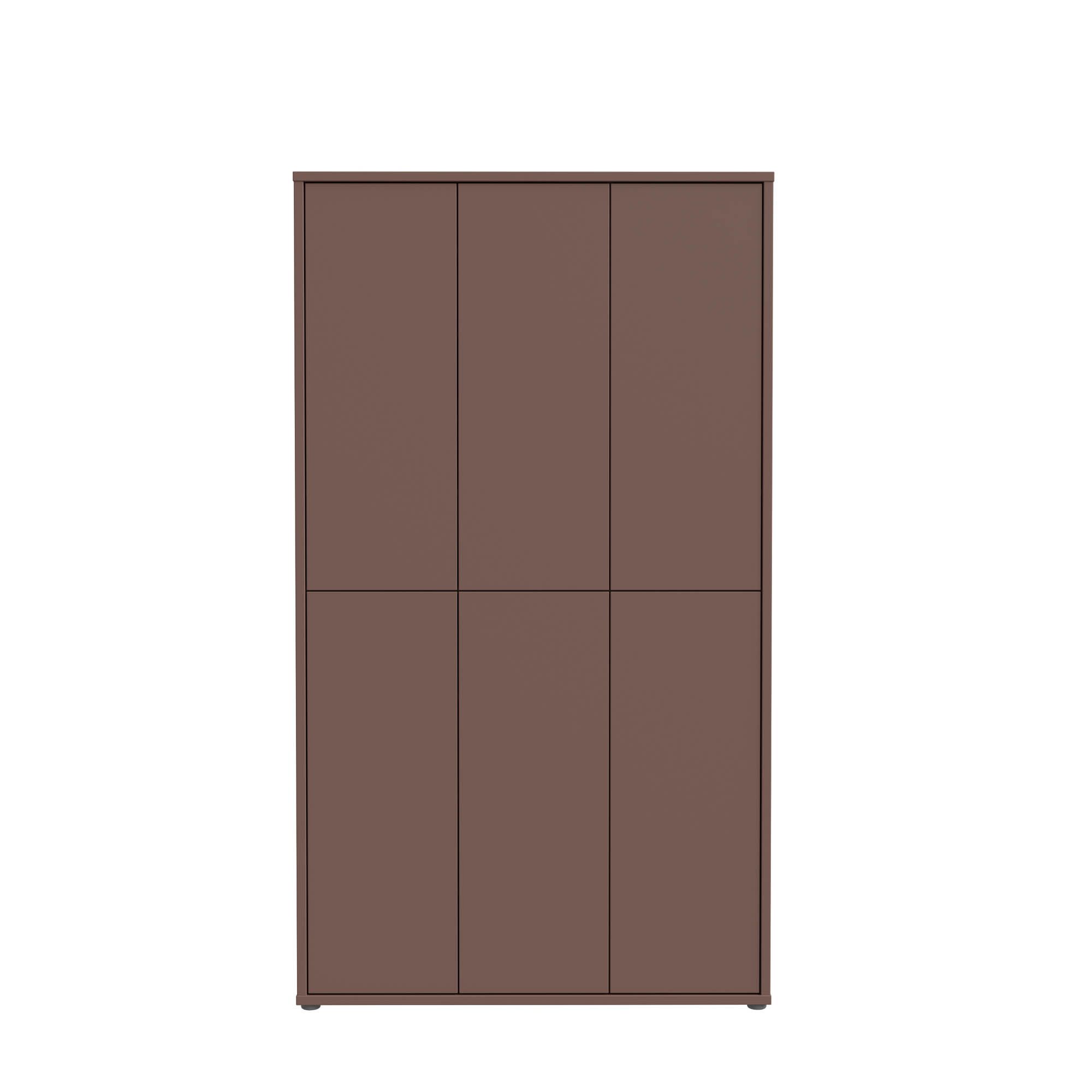 Forte Schuhschrank Alanna terracotta 109 x 192 cm