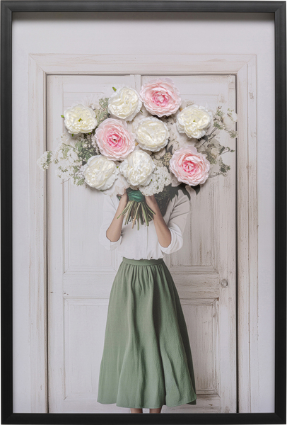 Leinwandbild mehrfarbig - 64 x 94 cm - KARE Flower Bouquet