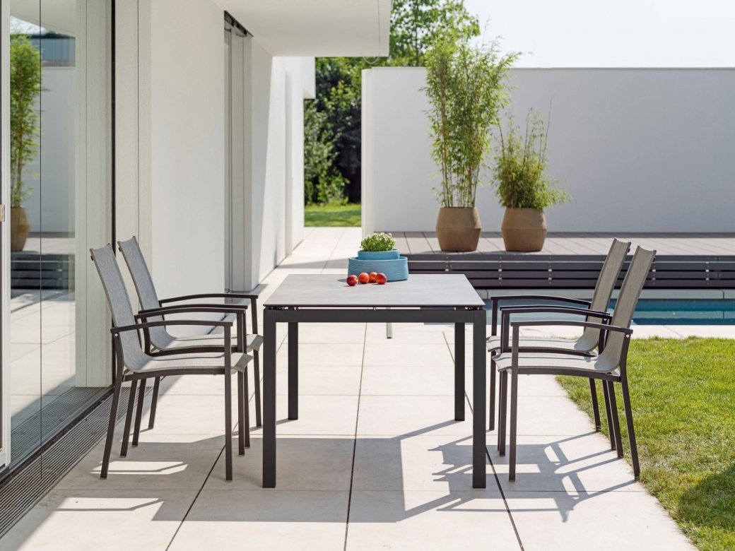 Stern Stapelsessel Evoee grau 56 x 96 cm