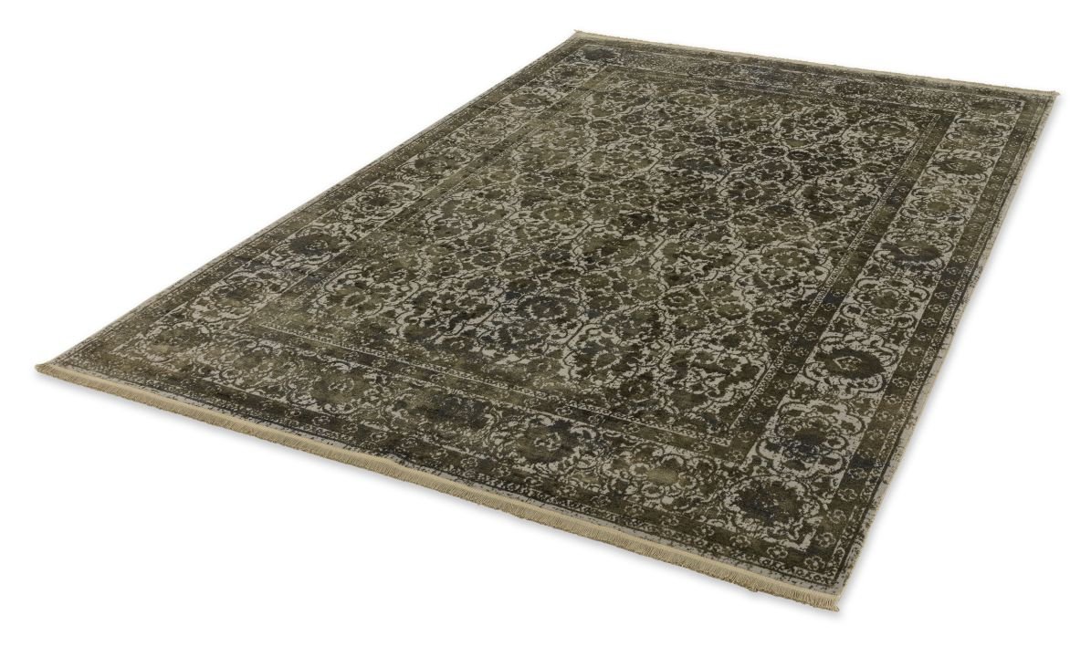 Schöner Wohnen Kollektion Teppich Velvet olivgrün 160 x 230 cm
