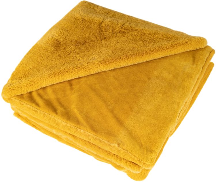 Lalee Kuscheldecke Heaven yellow 150 x 200 cm