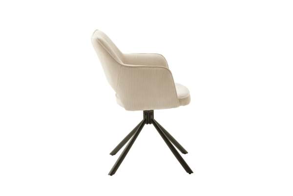 MCA furniture Armlehnstuhl drehbar Luzon creme