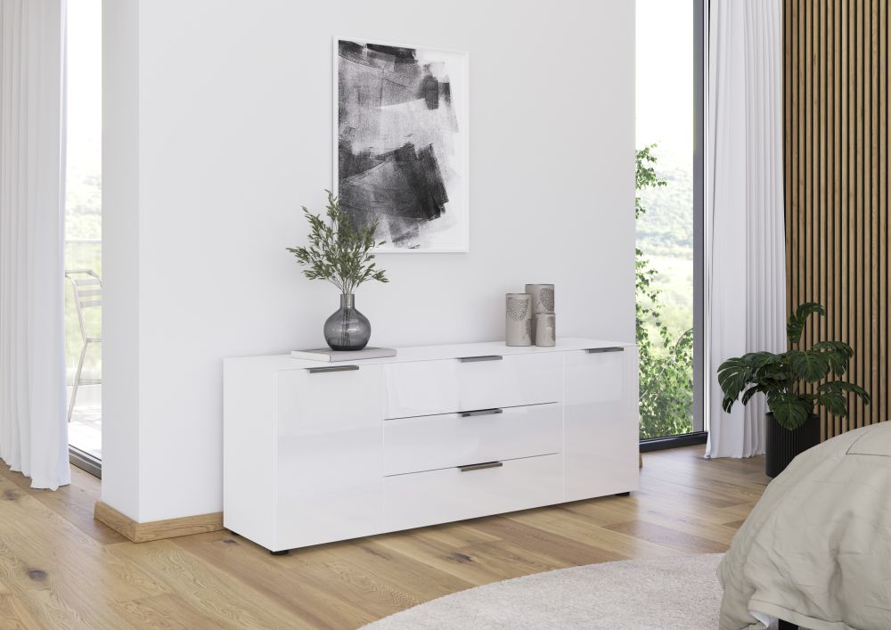 Rauch Kommode Shine alpinweiß 160 x 60 cm