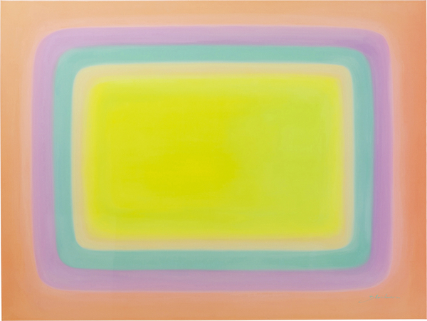 Leinwandbild mehrfarbig - 120 x 160 cm - KARE Tendency Blush