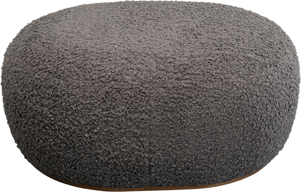 Hocker grau - 81 cm - KARE Pebble Boucle Grau
