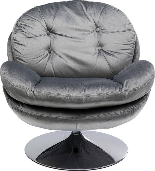 Drehsessel grau - KARE Cosy Grau