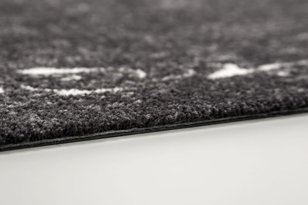 Astra Türmatte Ornamentbordüre schwarz , 66 x 110 cm, Miabella 1669068727044