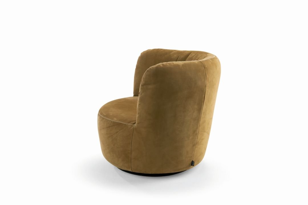 bullfrog Sessel Donna, Nubukleder Alpaca Curry, 1119-145 2600/08