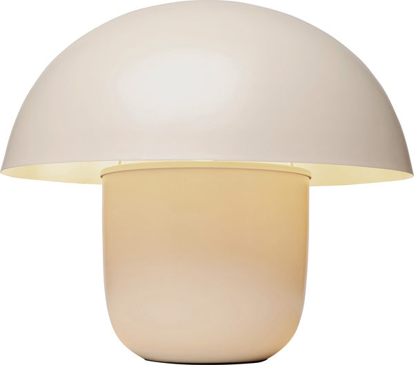 Tischleuchte beige - 44 cm - KARE Mushroom Beige
