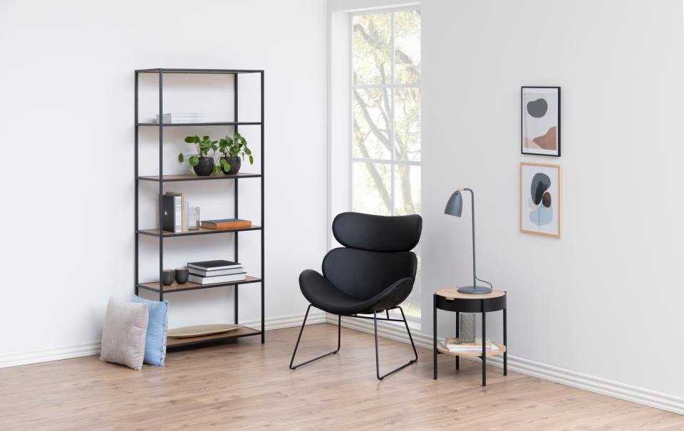 Actona Regal Seaford, wildeiche/schwarz matt, 77 x 185 cm, 0000089166