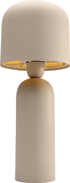 Tischleuchte beige - 39 cm - KARE Maya Beige