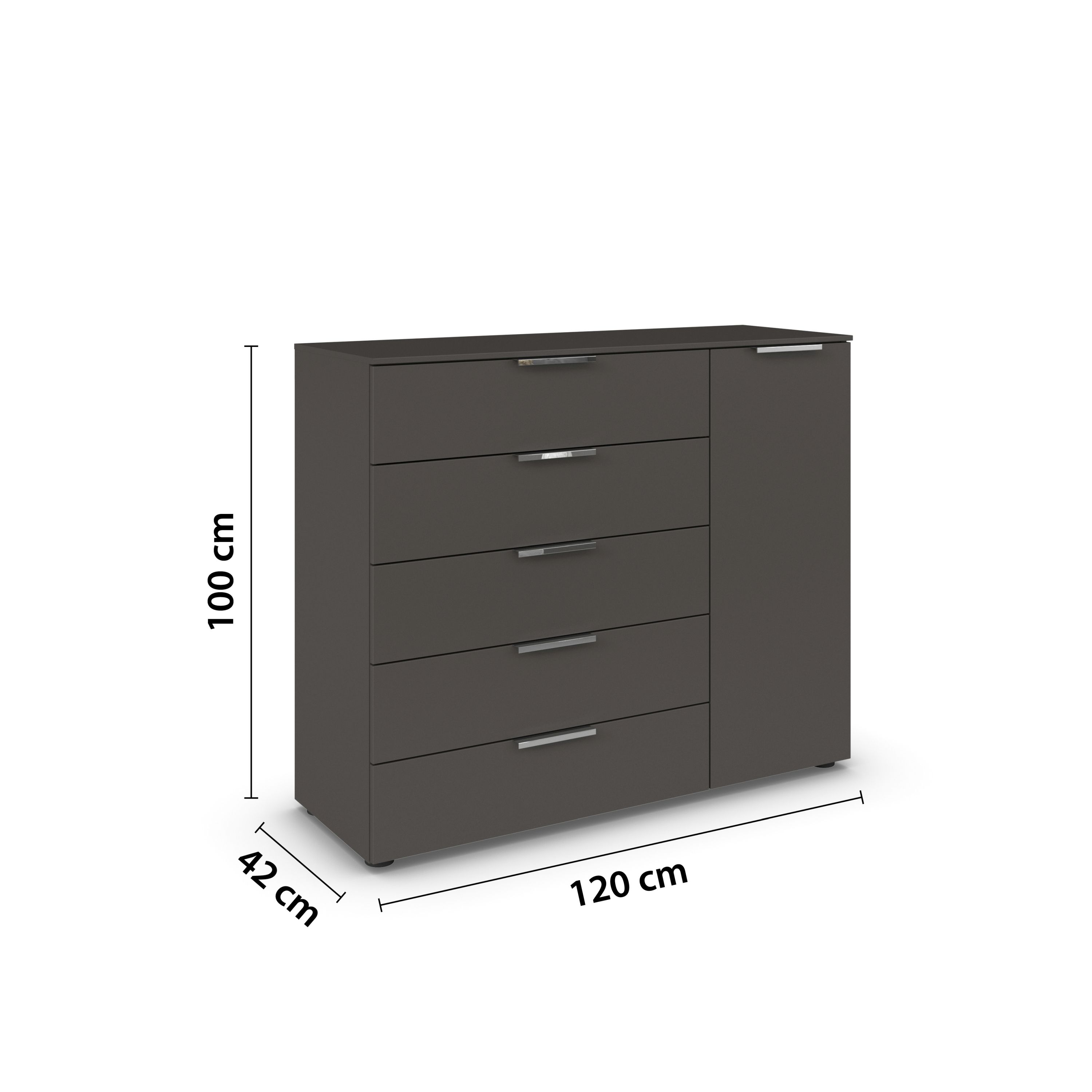 Rauch Kommode Shine 120 x 100 x 42 cm