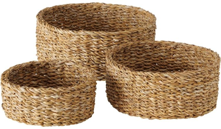 Korb  Seegras braun - 25 x 10 x 25 cm - Boltze Sophy Natur